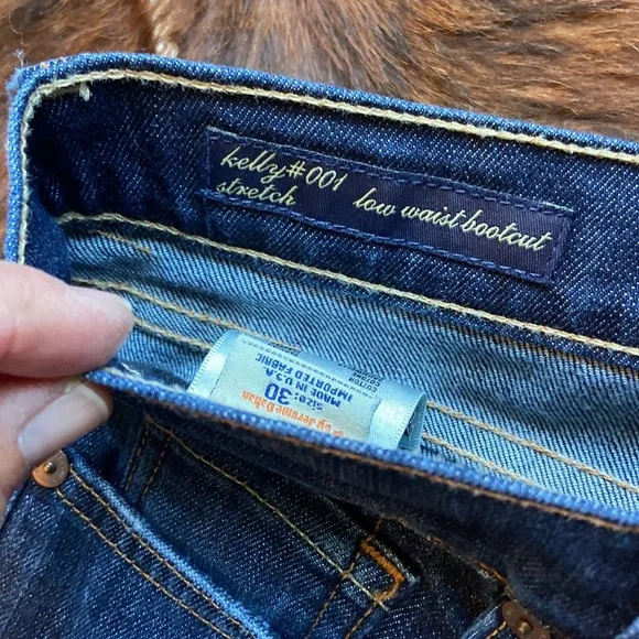 Citizen of Humanity boot cut Kelley # 001 low waist jeans size 30 - Picture 4 of 6